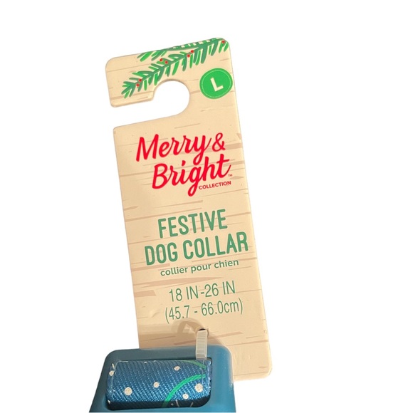 BNWT Christmas Lights Dog Collar - Picture 3 of 3